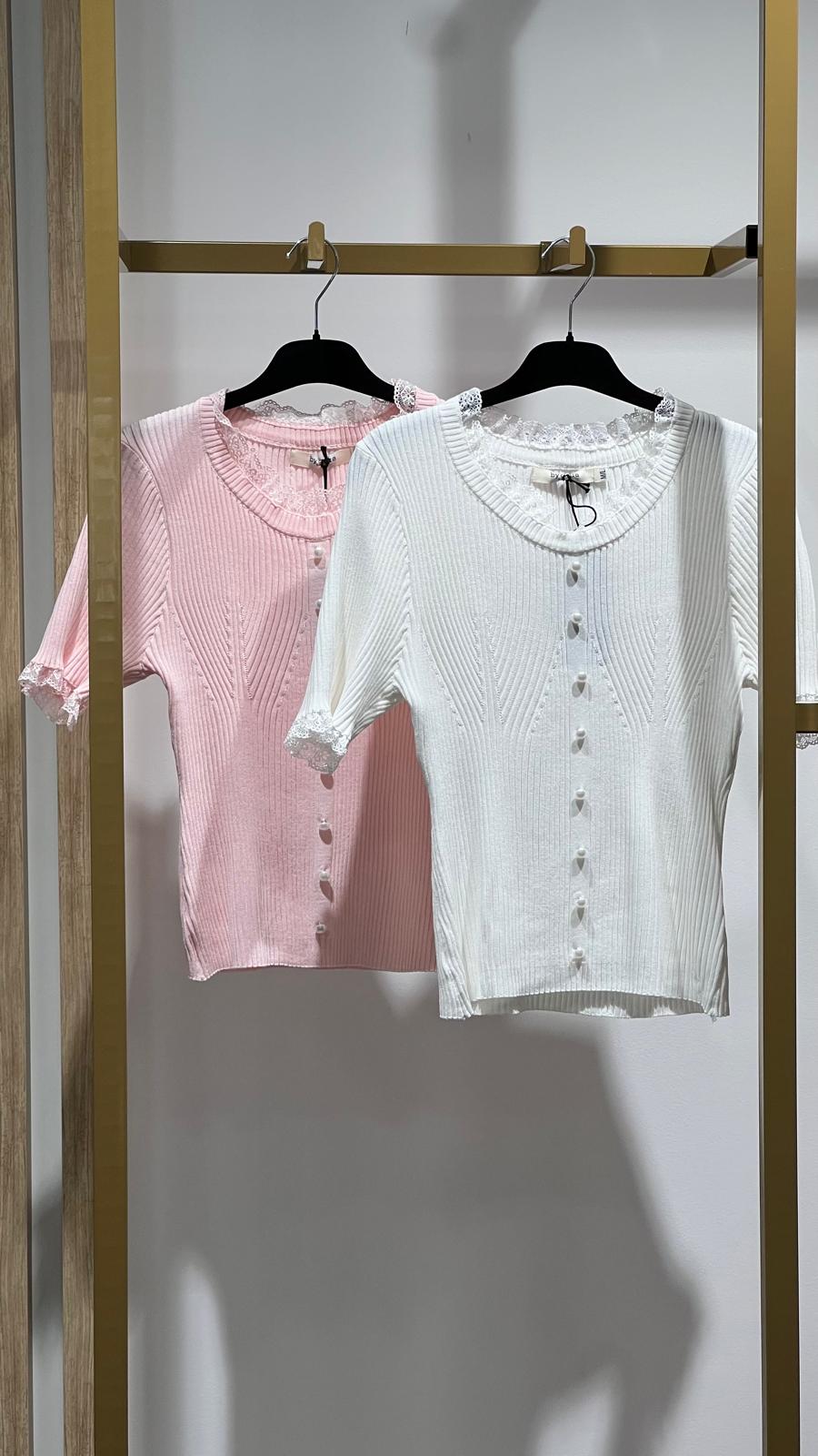 T-SHIRT RENDA MALHA FRIA