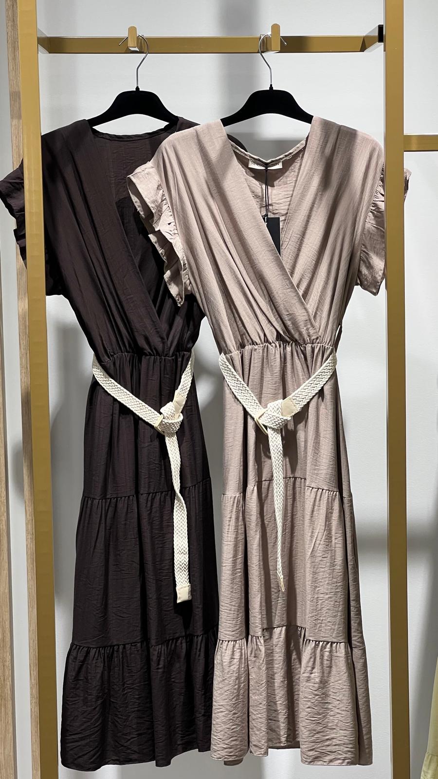 VESTIDO MIDI C/CINTO