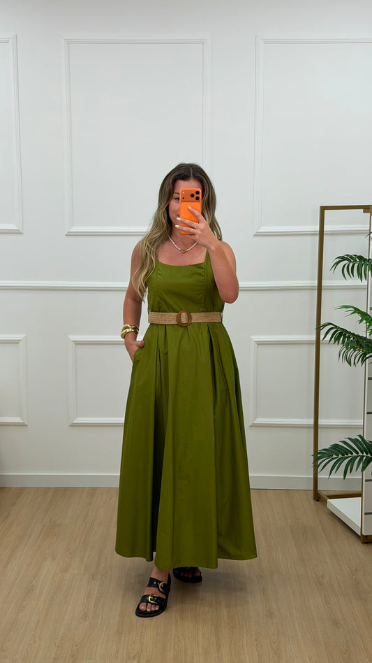 VESTIDO C/ CINTO