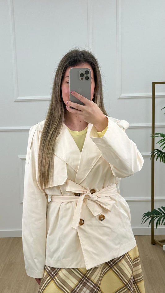 CASACO GABARDINE CURTO