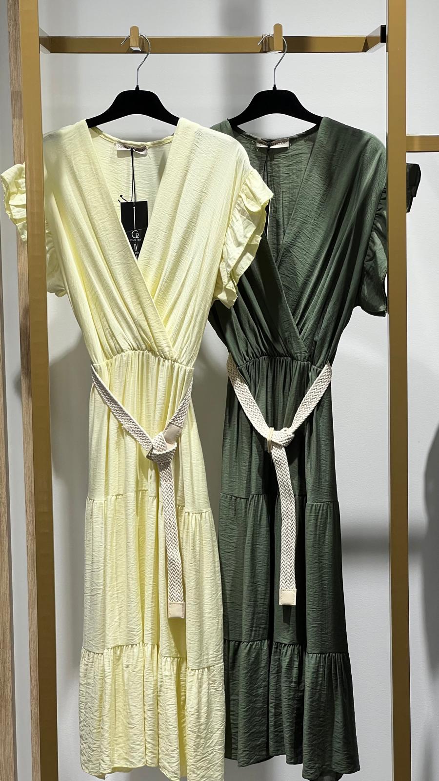 VESTIDO MIDI C/CINTO