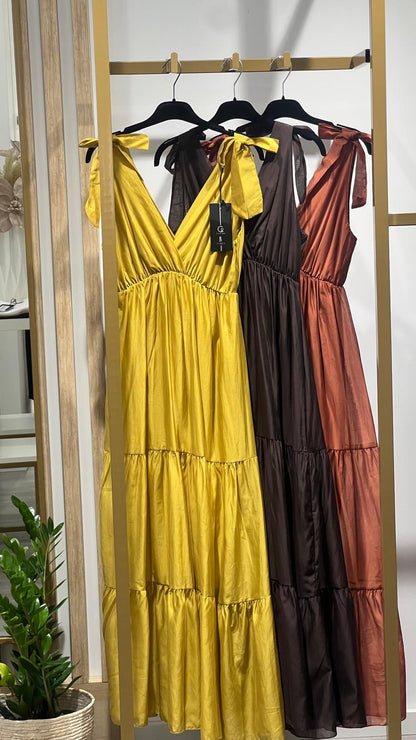 VESTIDO ALÇAS LAÇO