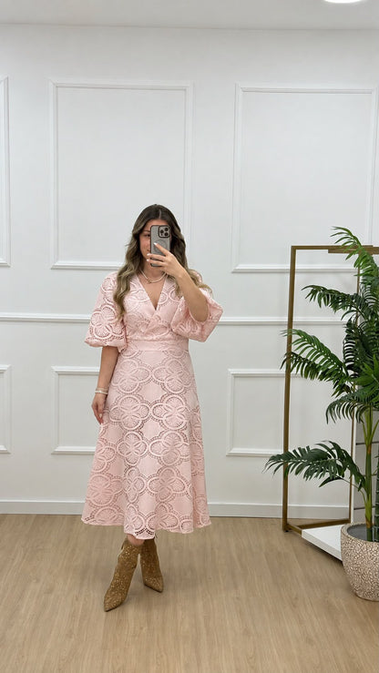 VESTIDO RENDADO