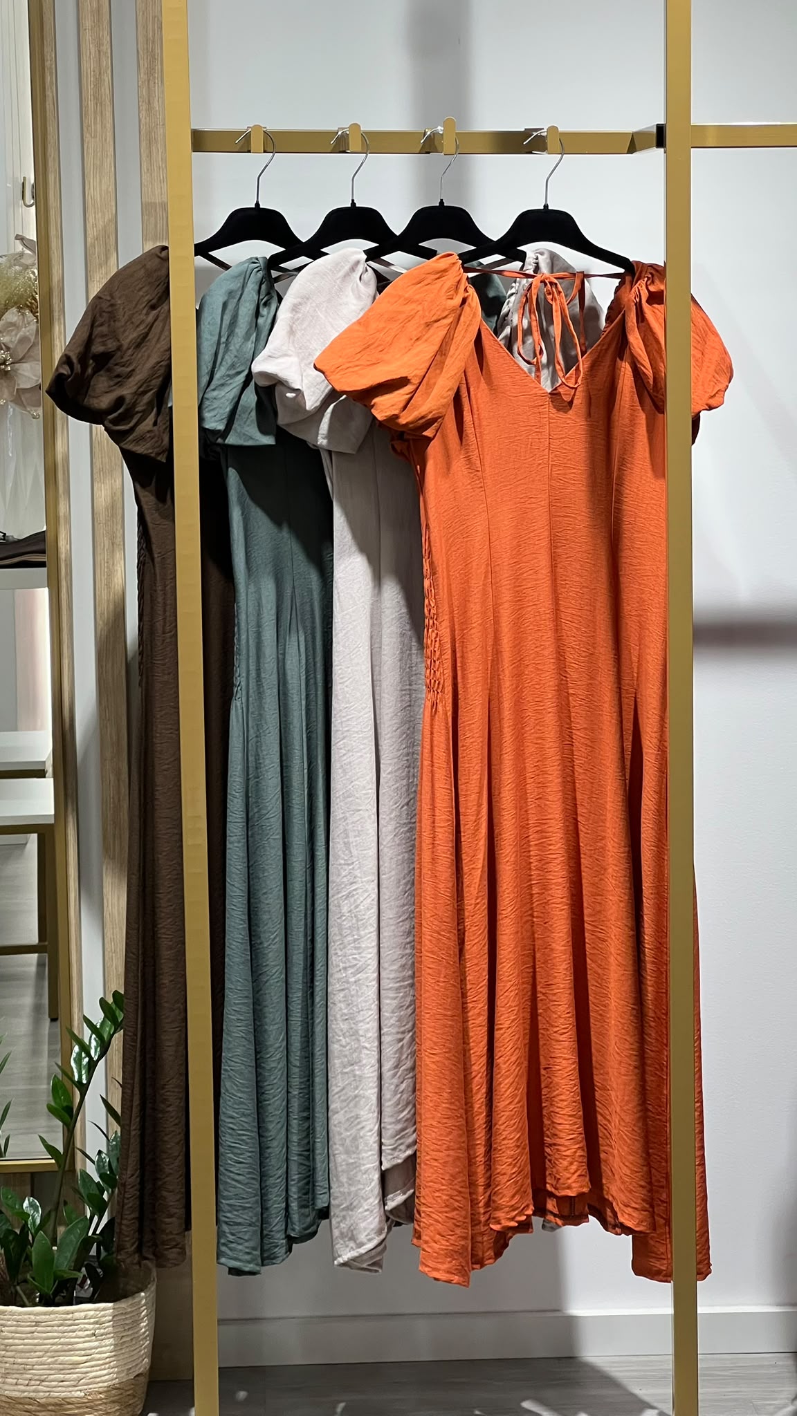 VESTIDO MANGA ABALONADA