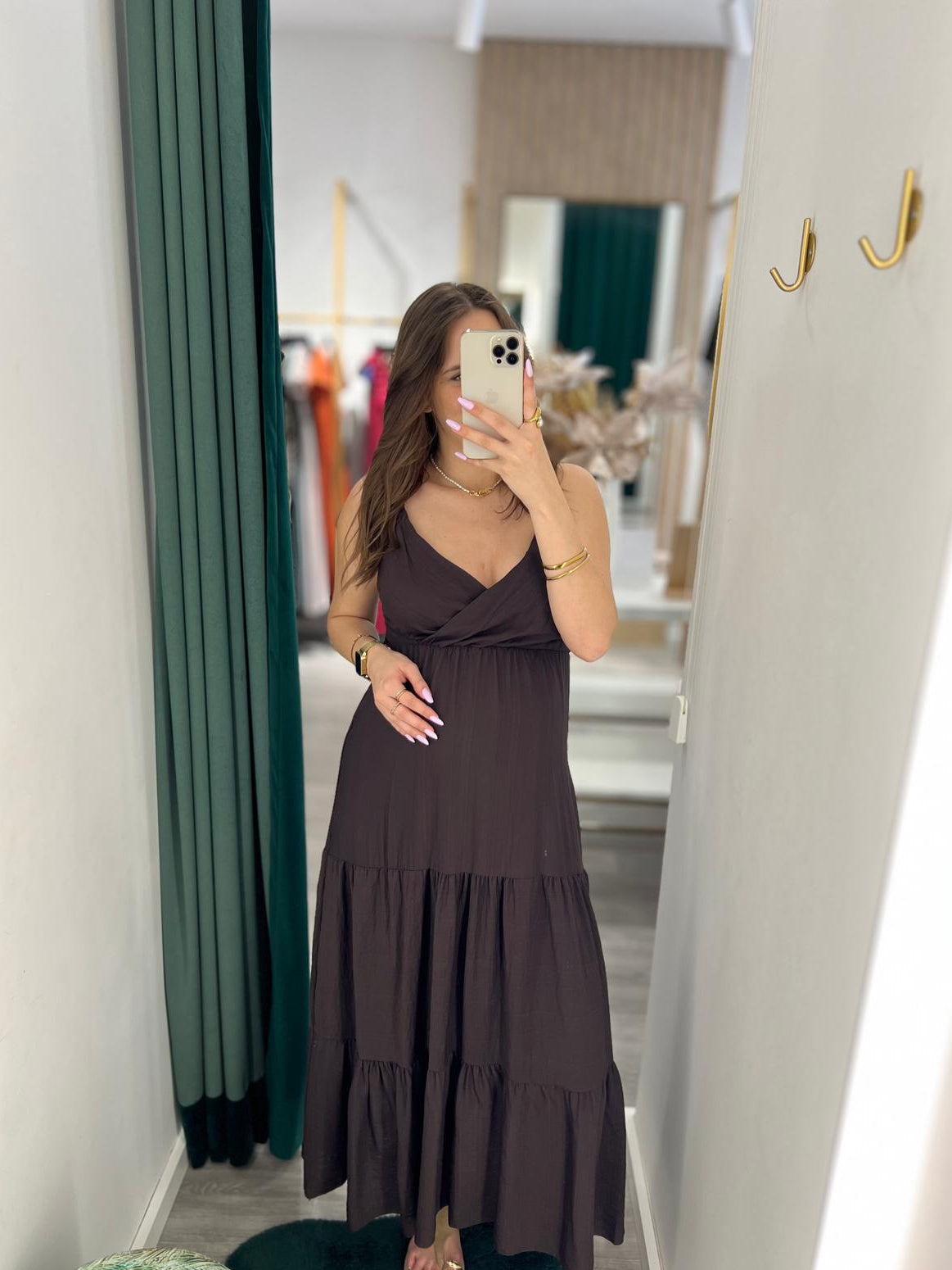 VESTIDO ALÇA FINA FLUIDO