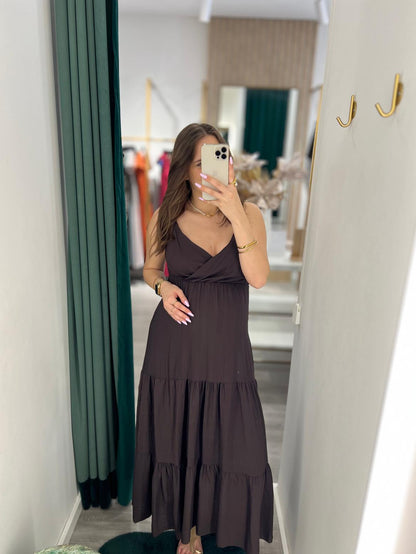 VESTIDO ALÇA FINA FLUIDO