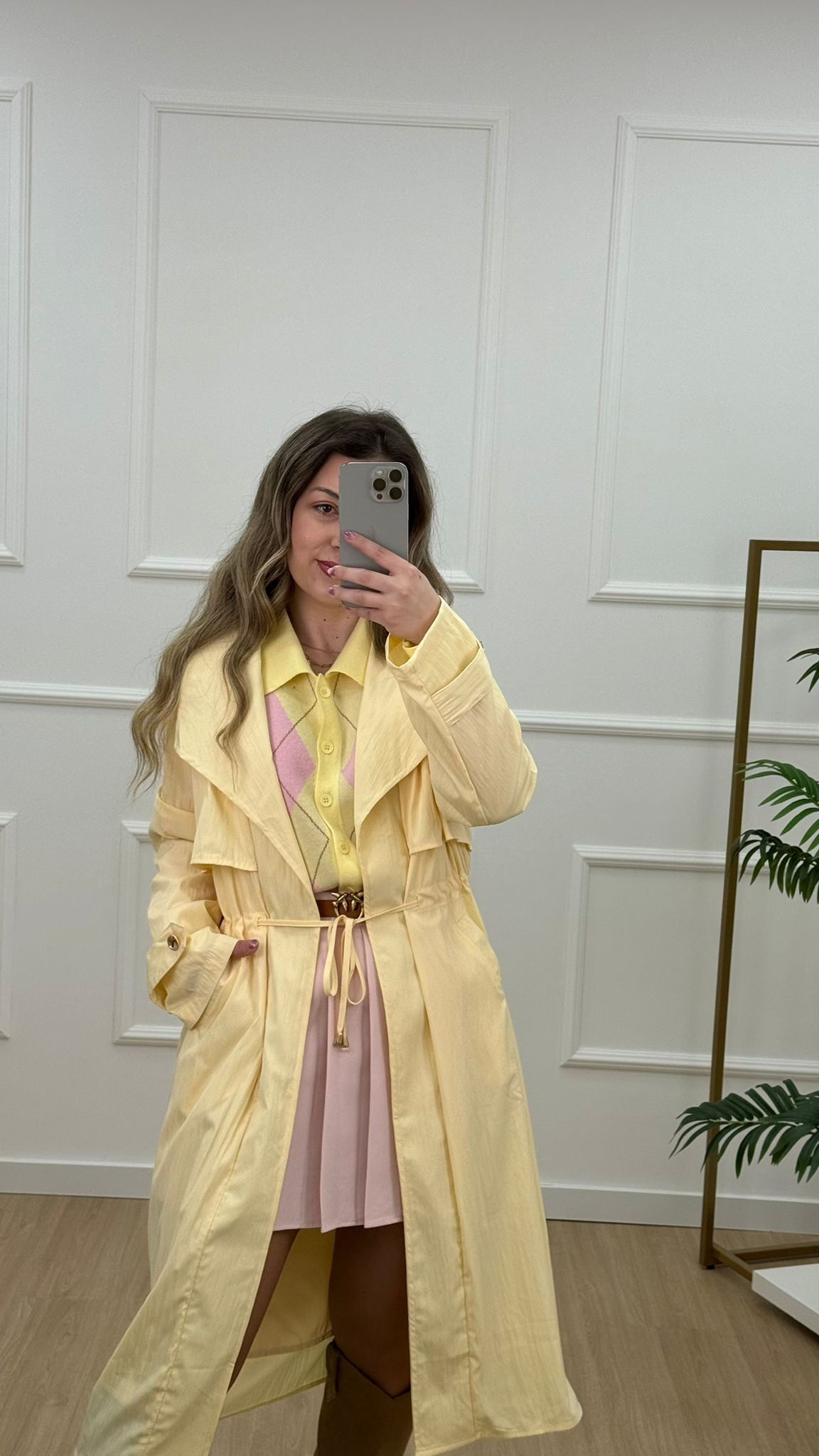CASACO ESTILO GABARDINE